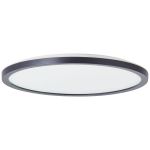 Brilliant Brennan Ceiling Light Plastic Black White 13W 2000lm - 840 Cool White | 294mm - IP44 - 3-Step Dimmable