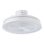 Eglo Ceiling Fan Vallonia 1 ABS White 31.7W 3200lm - 827-865 Tunable White + RGB | Dimmable