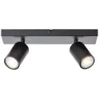 Brilliant Jello Ceiling Light Metal Matt Black 9W 690lm - 830 Warm White | Incl. 2x GU10