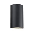 Nordlux Rold Wall Light Metal Black Up & Down 10.5W 350lm - 830 Warm White