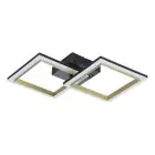 Eglo Ceiling Light Calliera Steel Black, Brass 18.4W 2500lm - 830 Warm White | Dimmable