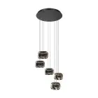 Eglo Pendant Hortunas Steel Black 5.8W 690lm - 830 Warm White | IP20 - Dimmable 